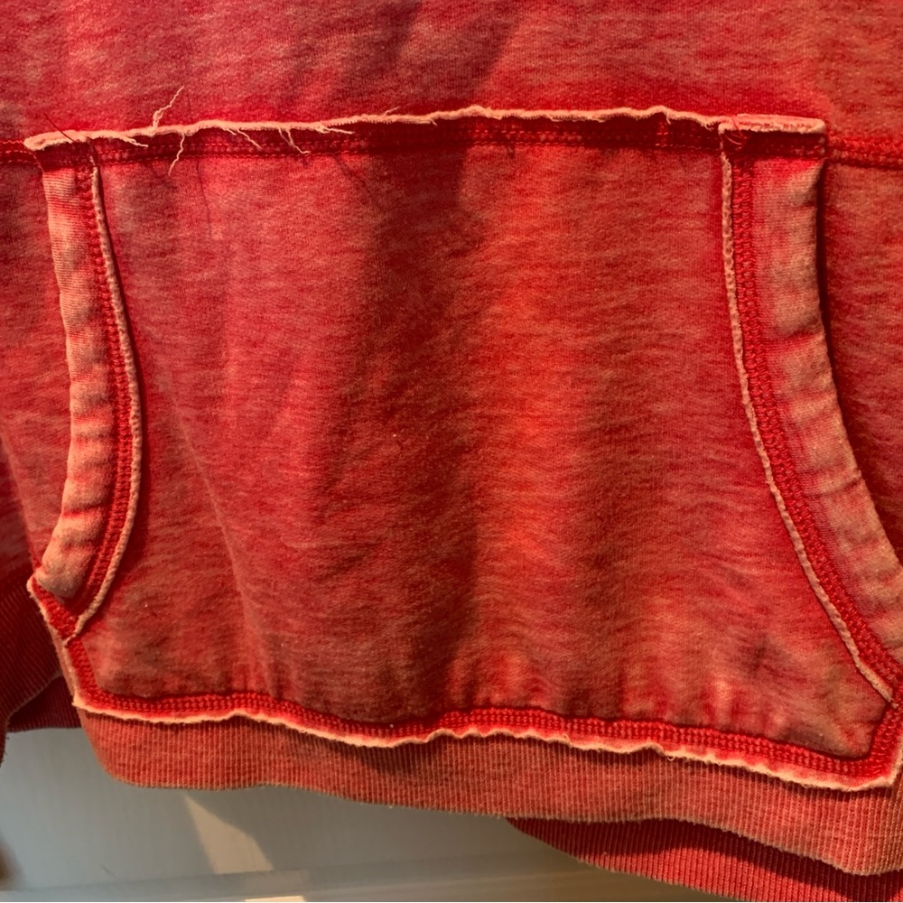 RUFF STUFF Women’s Pink Red Hoodie Sweatshirt XL NWT - Picture 8 of 13